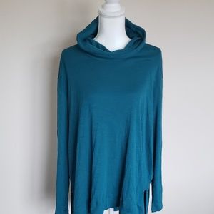 J.Jill Long sleeve Top 2X Green/blue
